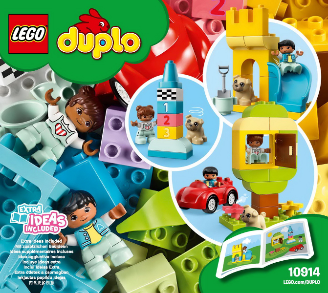 LEGO DUPLO 10914 Velký box s kostkami