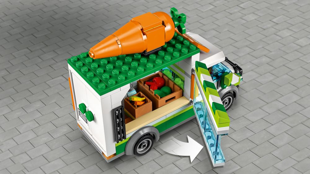 LEGO City 60345 Dodávka na farmářském trhu