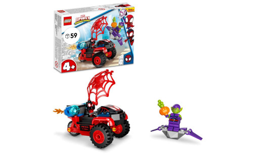 LEGO Marvel 10781 Miles Morales: SpiderMan a jeho techno tříkolka