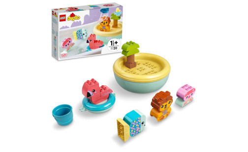 LEGO DUPLO 10966 Legrace ve vaně: Plovoucí ostrov se zvířátky