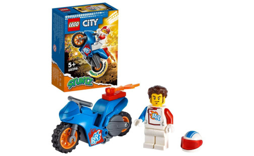 LEGO City 60298 Kaskadérská motorka s raketovým pohonem