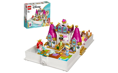 LEGO® I Disney Princess™  43193 Ariel, Kráska, Popelka a Tiana a jejich pohádková kniha dobrodružství