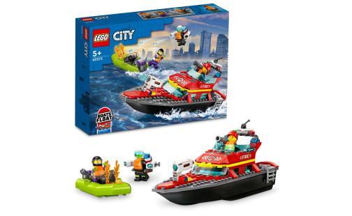 LEGO® City 60373 Hasičská záchranná loď a člun