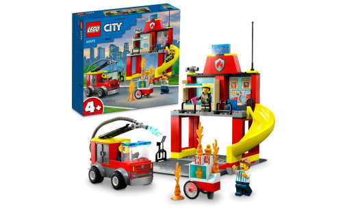 LEGO® City 60375 Hasičská stanice a auto hasičů