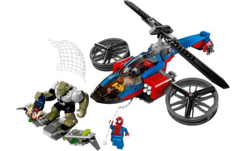 LEGO Super Heroes 76016 Pavoučí záchranný vrtulník