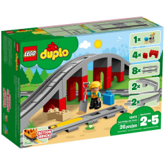 LEGO DUPLO 10872 Doplňky k vláčku most a koleje