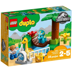 LEGO DUPLO 10879 Jurský svět Gentle Giants Petting Zoo - balení