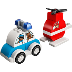 LEGO DUPLO 10957 Hasičský vrtulník a policejní auto