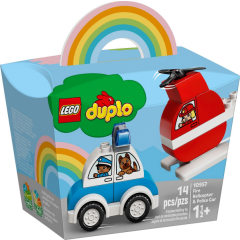 LEGO DUPLO 10957 Hasičský vrtulník a policejní auto