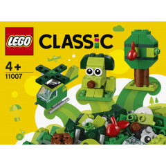 LEGO Classic 11007 Zelené kreativní kostičky