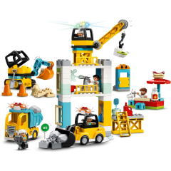 LEGO DUPLO 10933 Stavba s věžovým jeřábem