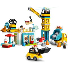 LEGO DUPLO 10933 Stavba s věžovým jeřábem