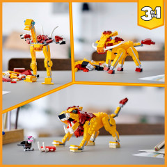 Lego CREATOR 31112 Divoký lev