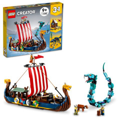 LEGO Creator 31132 Vikingská loď a mořský had