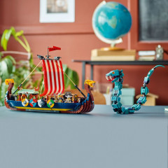 LEGO Creator 31132 Vikingská loď a mořský had