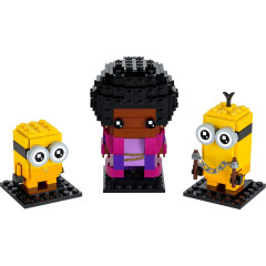 LEGO BrickHeadz 40421 Belle Bottom, Kevin a Bob