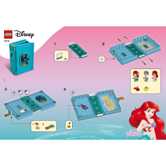 LEGO Disney 43176 Ariel a její pohádková kniha dobrodružství