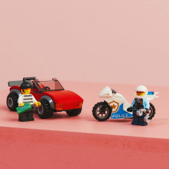 LEGO® City 60392 Honička auta s policejní motorkou