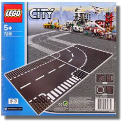 Lego City 7281 Křižovatka T + zatáčka - baleni 