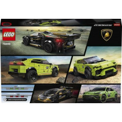 LEGO Speed Champions 76899 Lamborghini Urus ST-X & Lamborghini Huracán Super Trofeo EVO