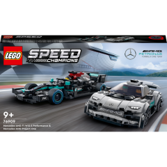 LEGO Speed Champions 76909 Mercedes-AMG F1 W12 E Performance a Mercedes-AMG Project One