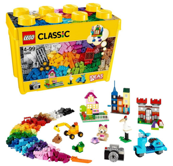 LEGO Classic 10698 Velký kreativní box obsah balení