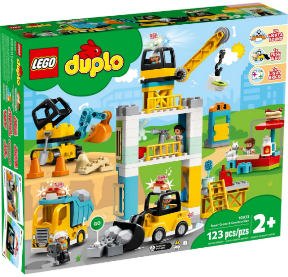 LEGO DUPLO 10933 Stavba s věžovým jeřábem