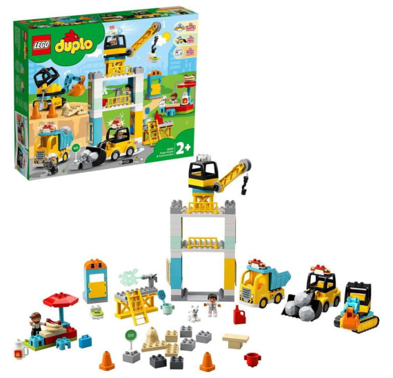 LEGO DUPLO 10933 Stavba s věžovým jeřábem