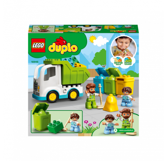 LEGO® DUPLO® 10945 Popelářský vůz a recyklování