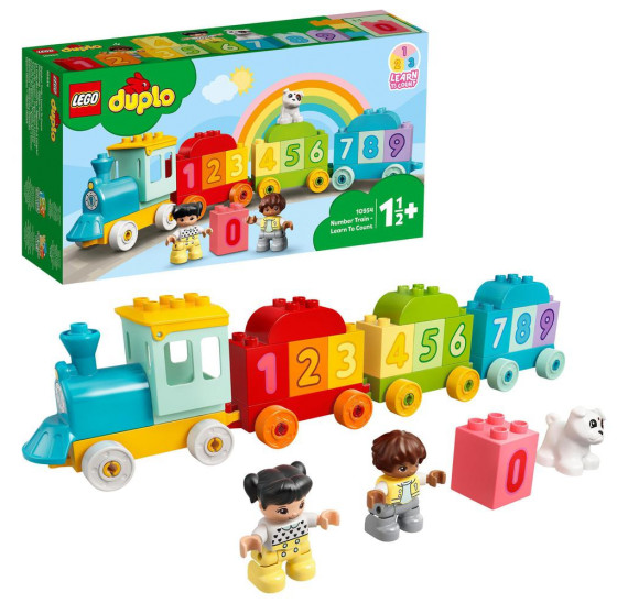 LEGO® DUPLO® 10954 Vláček s čísly – Učíme se počítat