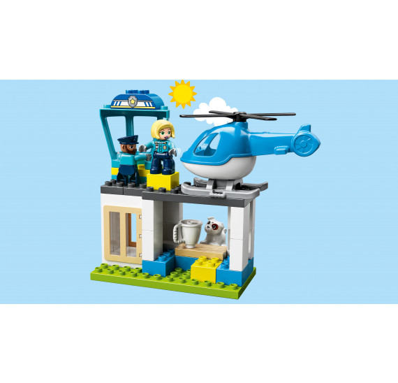 LEGO® DUPLO® 10959 Policejní stanice a vrtulník