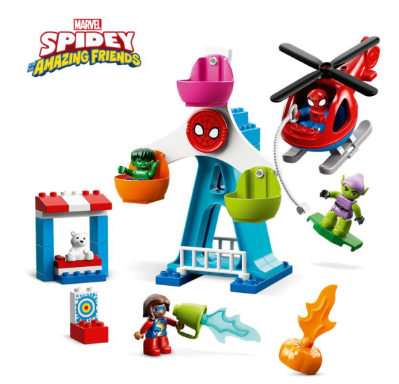 LEGO DUPLO 10963 Spider-Man a přátelé: Dobrodružství na pouti