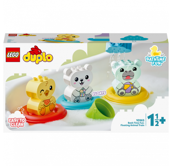 LEGO DUPLO 10965 Legrace ve vaně: Plovoucí vláček se zvířátky