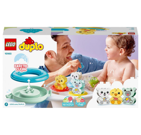 LEGO DUPLO 10965 Legrace ve vaně: Plovoucí vláček se zvířátky