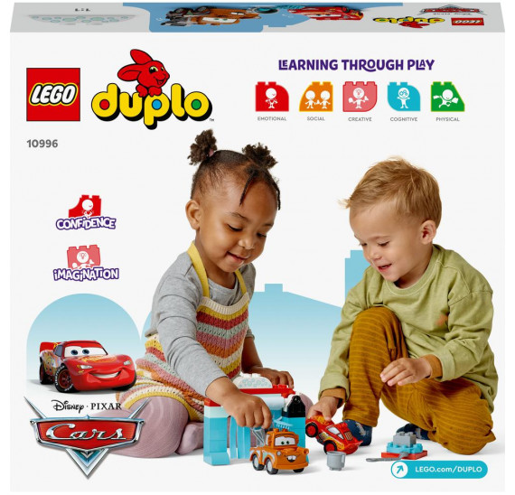 LEGO® DUPLO® Disney 10996 Na myčce s Bleskem McQueenem a Burákem