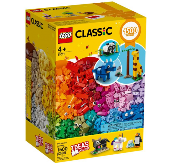 LEGO Classic 11011 Kostky a zvířátka