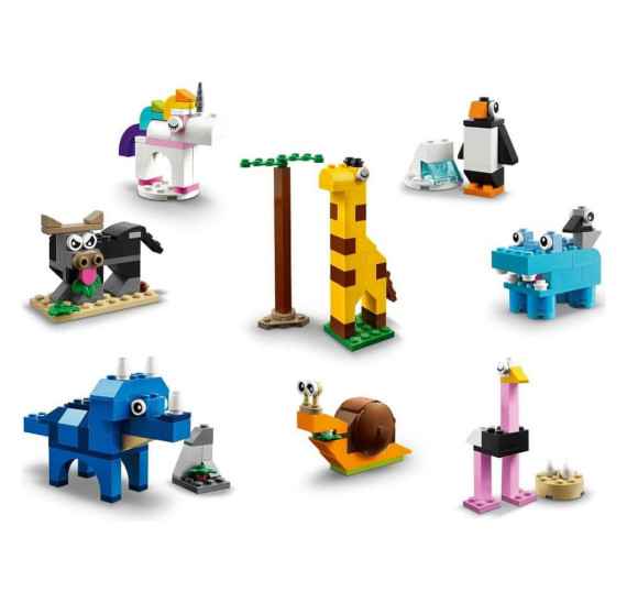 LEGO Classic 11011 Kostky a zvířátka