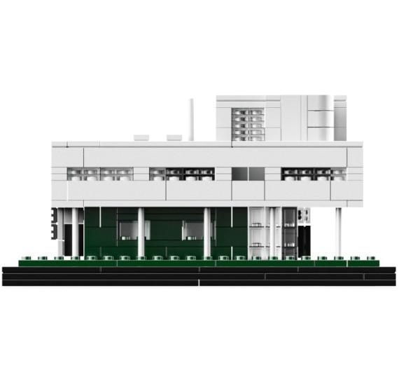 LEGO 21014  Villa Savoye stavba z čela