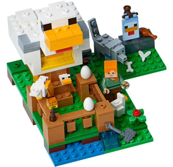 Lego Minecraft 21140 Kurník - detail