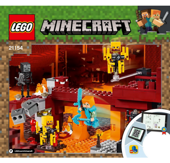 LEGO Minecraft 21154 Most ohniváků