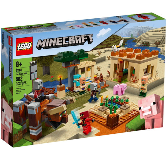 LEGO Minecraft 21160 Útok Illagerů