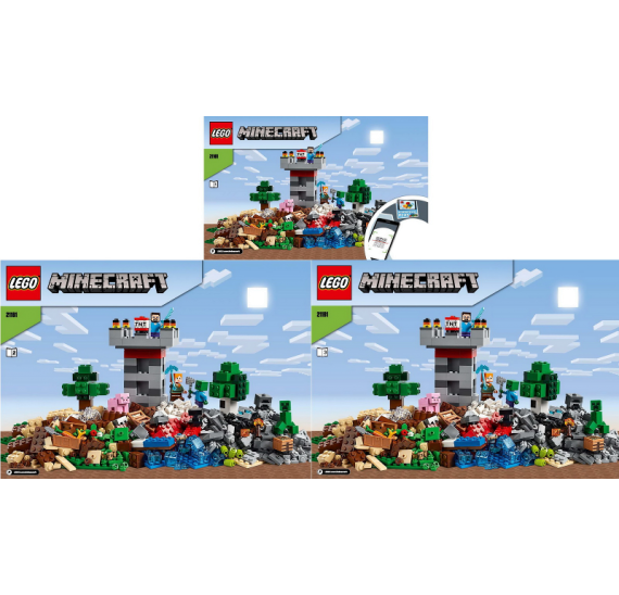 Lego Minecraft 21161 Kreativní box 3.0