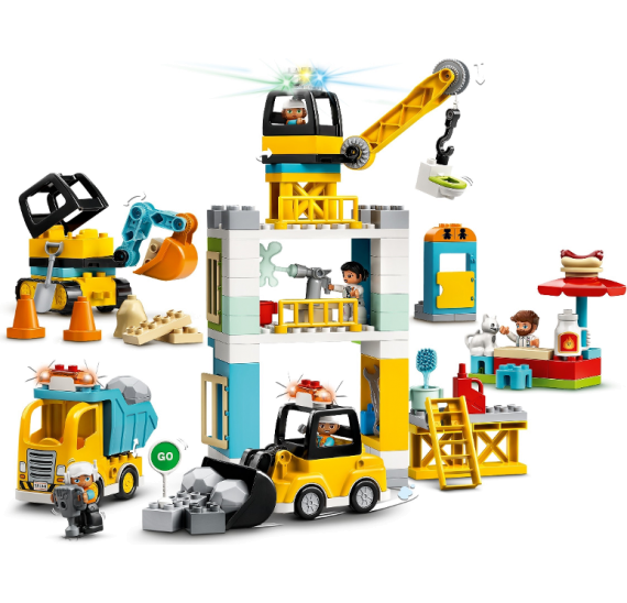 LEGO DUPLO 10933 Stavba s věžovým jeřábem