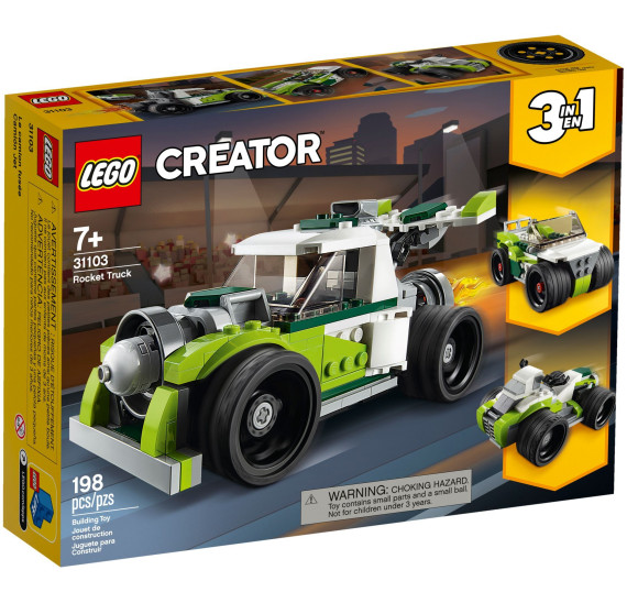 Lego Creator 31103 Auto s raketovým pohonem