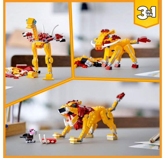 Lego CREATOR 31112 Divoký lev