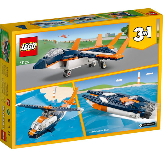 LEGO Creator 31126 Nadzvukový tryskáč