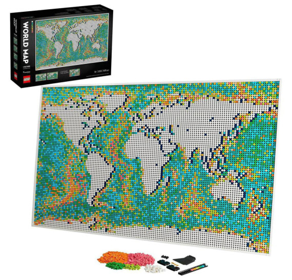 LEGO® Art 31203 Mapa světa