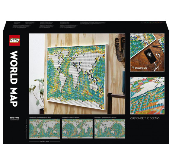 LEGO® Art 31203 Mapa světa