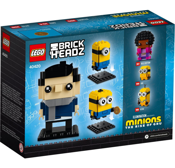 LEGO BrickHeadz 40420 Gru, Stuart a Otto