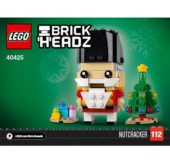 LEGO BrickHeadz 40425 Louskáček - balení 